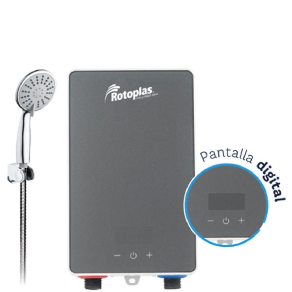 Rotoplas New Compact Silver 6KW Terma Instantánea Digital Ahorro Energético Plateado