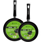 Facusa Nova Sartenes Cocina 18cm y 22cm Antiadherente Grafito Resistente 450°C