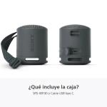 Sony SRS-XB100 Parlante Bluetooth Portátil 5W Resistente al Agua Negro