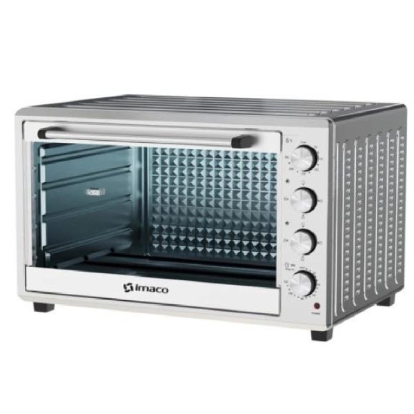 Imaco HEB100R Horno Eléctrico 100L 2000W Termostato Ajustable 4 Funciones Gris