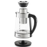 Oster BVSTKT8990 Hervidor Eléctrico 1500W Vidrio Templado Apagado Automático Negro