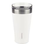 Tramontina Exata Vaso Térmico 550ml Acero Inoxidable Doble Pared Blanco