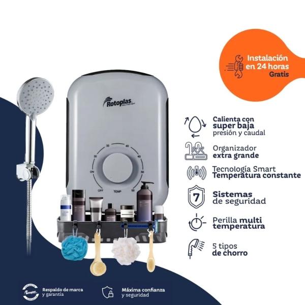 Rotoplas Sensitive Pro 5500W Ducha Eléctrica Seguridad IP21 Ahorro Energético