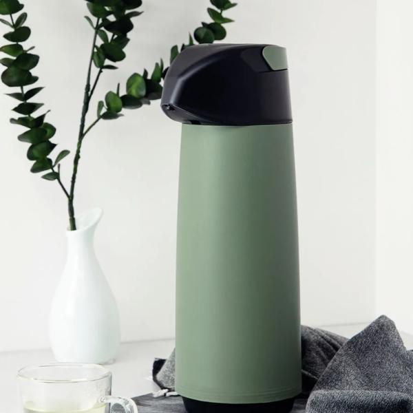 Tramontina 70161960 Termo con Sifón 1800ml Doble Pared Acero Inoxidable