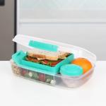 Sistema Contenedor de Alimentos 1.76L Hermético Libre de BPA Multiusos