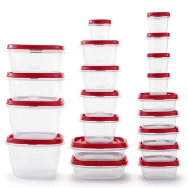 Set Rubbermaid Brilliance 2112332 4.7 Litros Antiderrames Apilable