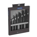 Tramontina Ace Inox NYGMA 6 Piezas Acero Inoxidable 18/10 Mangos Ergonómicos Negro