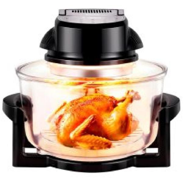 Taurus Convection Cooker 12L Horno Eléctrico 8 Presets Asado Grill Horneado Negro