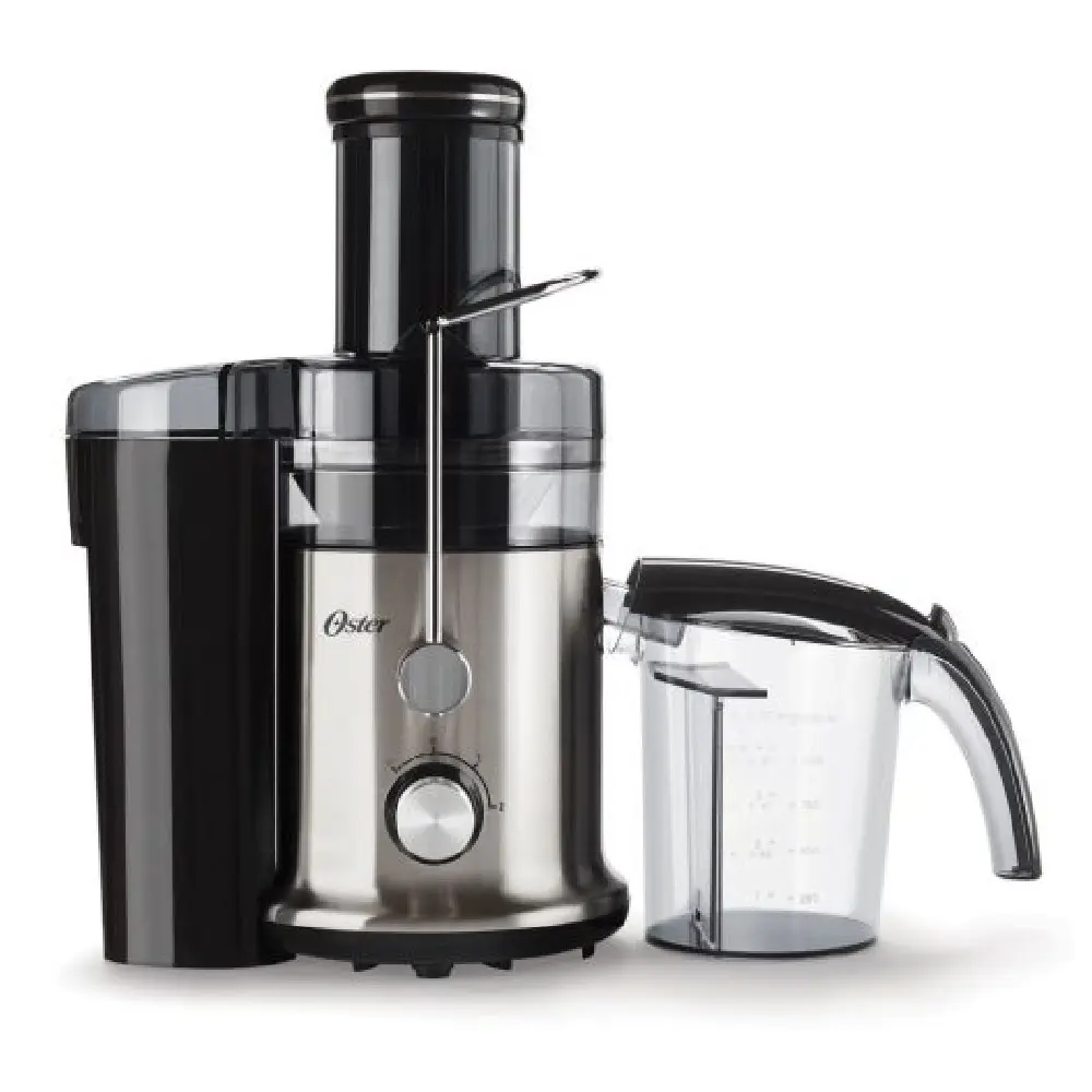 Oster FPSTJE320S-053 600W Extractor de Jugos Acero Inoxidable 3 Velocidades