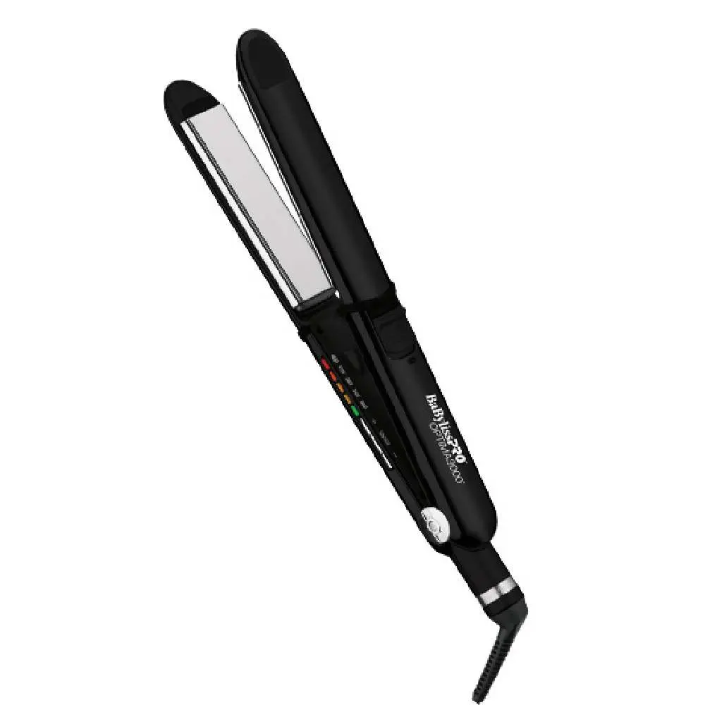Babyliss BNTBK3000TPE Plancha 1 1/4" Titanio 3000W Placas Cerámicas Tecnología Iónico Negro