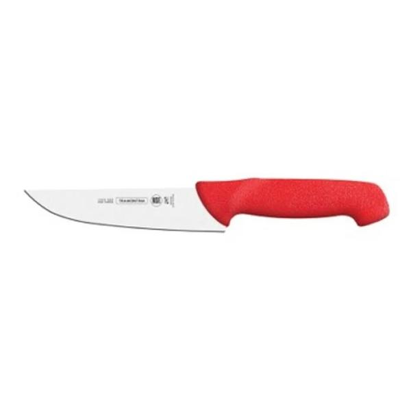 Tramontina Cuchillo Chef 10" Mango Ergonomico Rojo Hoja Afilado Permanente Acero 24621/070