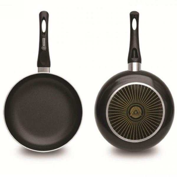 Record SA Sol N30 Sartén Aluminio Antiadherente 30cm Profesional Inducción Negro