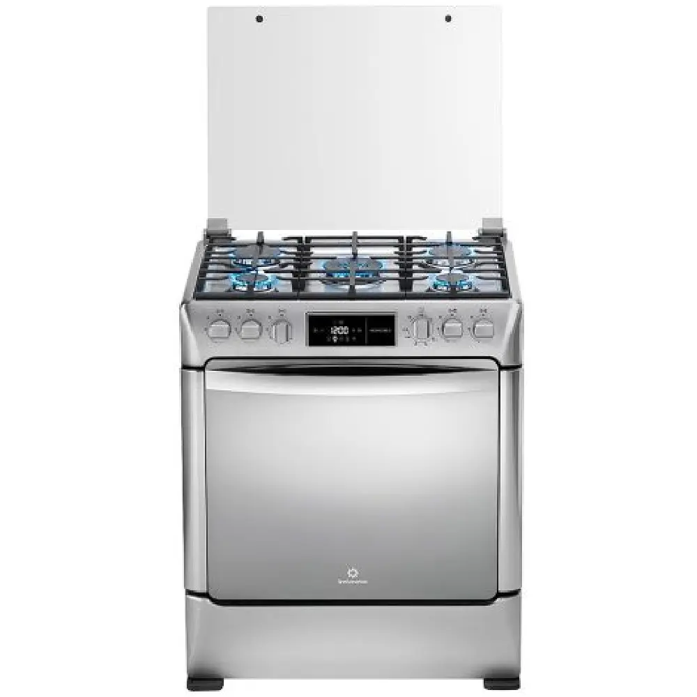 Indurama Montecarlo Zafiro Croma 5 Quemadores Cocina a Gas 90cm Encendido Automático Acero Inoxidable
