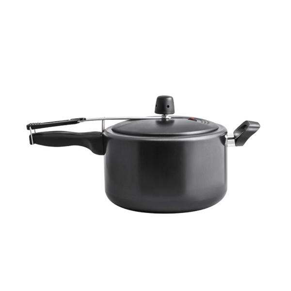 FACUSA Olla Express 6L Cocción Rápida Válvula de Seguridad Antiadherente Negro
