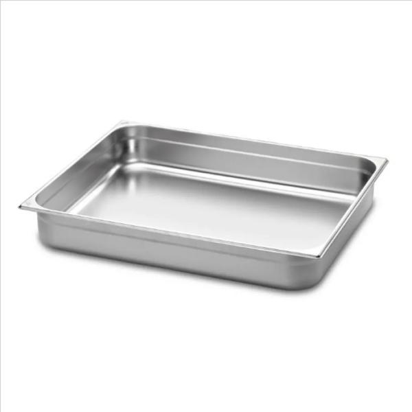 Tramontina Bandeja Gastronorm GN 1/1 530x325mm Acero Inoxidable Profesional Resistente a Golpes Fácil Limpieza
