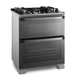 Electrolux FE5AD Cocina 76cm 5 Quemadores Triple Llama Doble Horno Acero Inoxidable