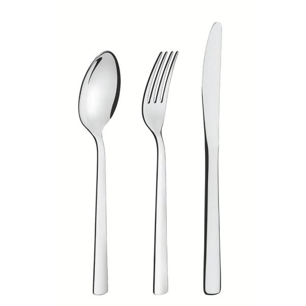 Oslo Juego de Cubiertos 24 Piezas Acero Inoxidable 18/10 Diseño Elegante y Moderno
