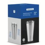 Tramontina Vaso Térmico Exata 550ml Acero Inoxidable Doble Pared Tapa Hermética