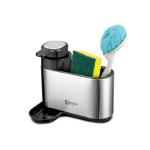 Facusa Dispensador para Lavadero Acero Inoxidable 10261018 Resistente a la Corrosión Práctico y Duradero Plateado