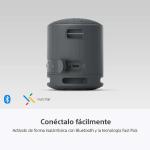 Sony SRS-XB100 Parlante Bluetooth Portátil 5W Resistente al Agua Negro