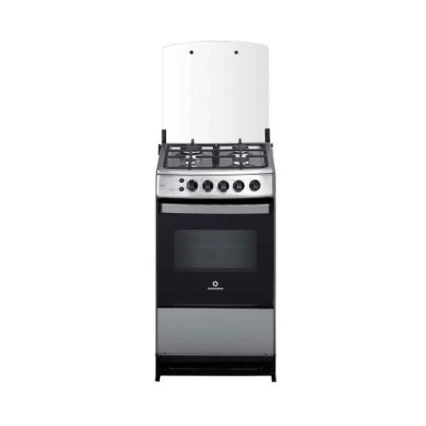 Indurama Bilbao Spazio Plus 20 4 Hornillas 5200W Encendido Automático Quemadores Sellados Cromo