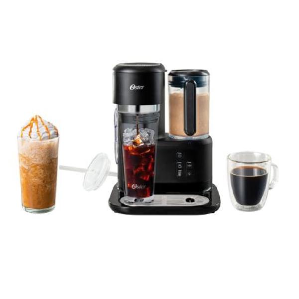 Oster BVSTDC03B 500W Cafetera Frappé con Licuadora Incluida 3 En 1 Negro