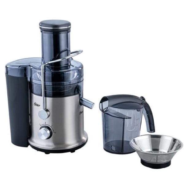 Oster FPSTJE320S-053 600W Extractor de Jugos Acero Inoxidable 3 Velocidades
