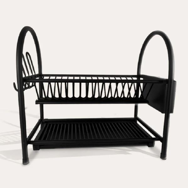 Finezza FZ-8053-R Escurridor de Platos Acero Inoxidable 35cm Antideslizante Multiusos