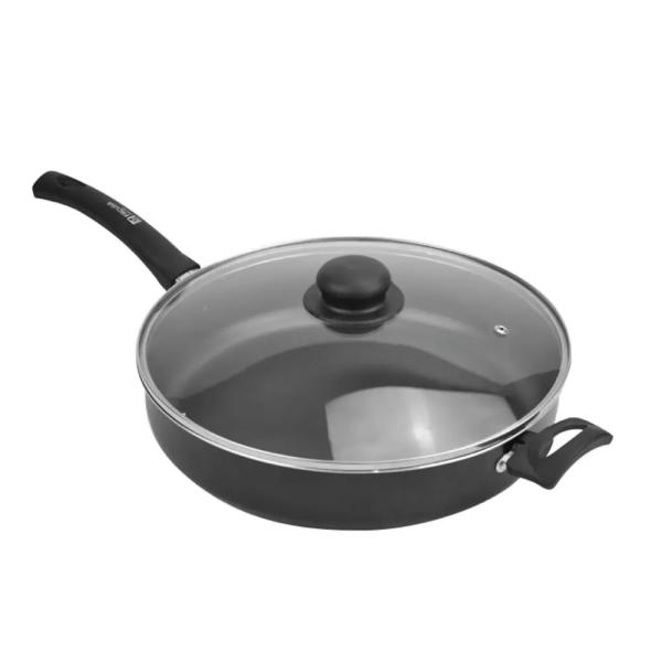 Cacerola Facusa Nova 28cm Antiadherente Revestimiento Duradero Negro