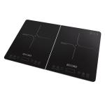 Record Cocina de Inducción Eléctrica 2 Hornillas 3500W Vitrocerámica Ultra Slim Negro