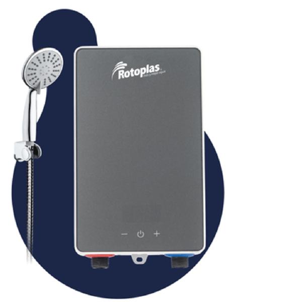 Rotoplas New Compact Silver 6KW Terma Instantánea Digital Ahorro Energético Plateado