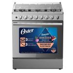 Oster PGSGMICA306HSSGM Cocina a Gas 30" 6 Quemadores Horno Grande Acero Inoxidable