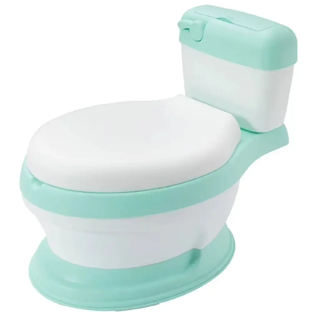 Bacin Entrenamiento Infantil NW-1035 Verde Agua Base Estable Fácil Limpieza