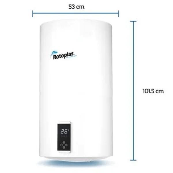 Rotoplas Digiterma 100L Terma Eléctrica Digital Ahorradora Blanca