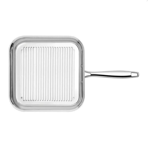 Tramontina Trix Plancha Parrillera 46.5 cm Acero Inoxidable Doble Capa Antiadherente - 10145649