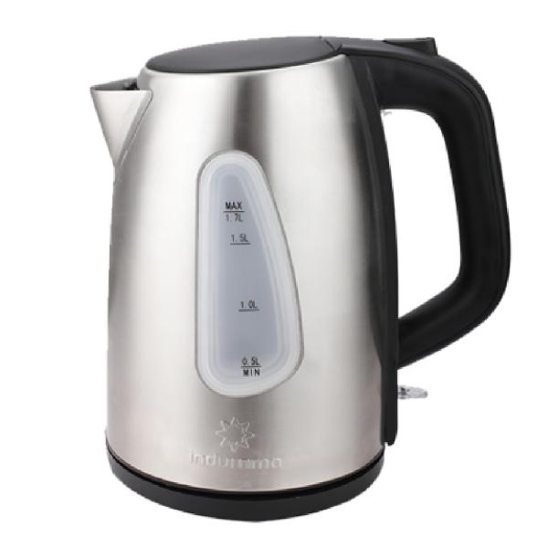 Indurama HI-INX Hervidora Eléctrica 1.8L 1500W Acero Inoxidable Base 360° Plateado
