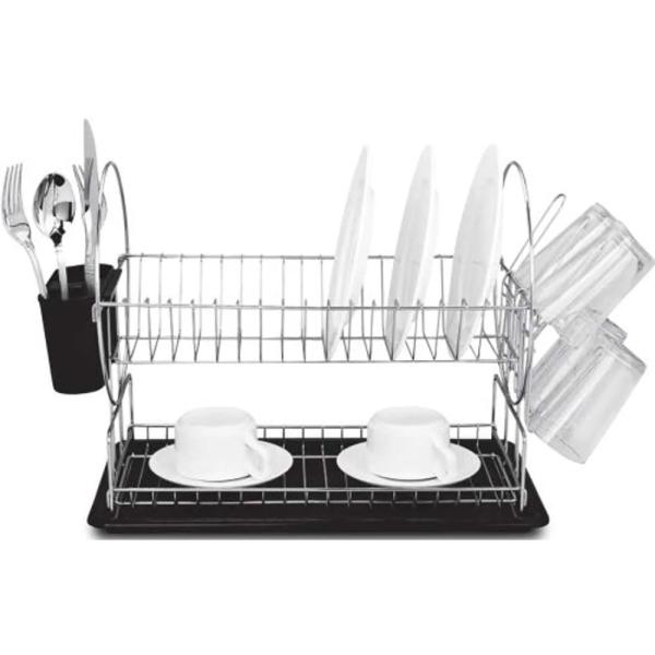 Lucca RB1057C Escurridor Record 36x36cm Acero Inoxidable Fácil Almacenaje Ideal Cocinas Pequeñas