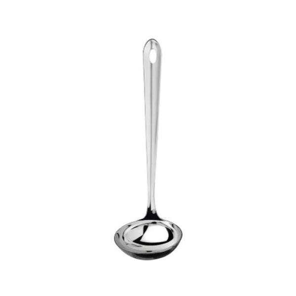 Tramontina 10058144 Cucharón Cocina 35cm Acero Inoxidable Premium Mango Silicona Antiheat Plata