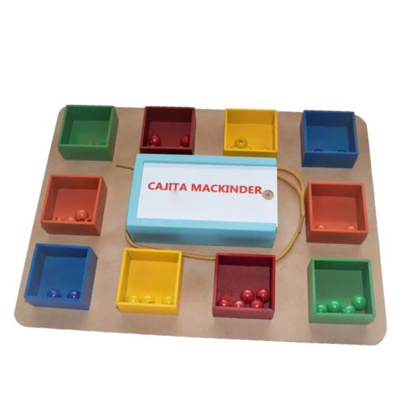 Caja Mackinder Juguete Didáctico 3+ Años Desarrollo Cognitivo Aprendizaje Divertido