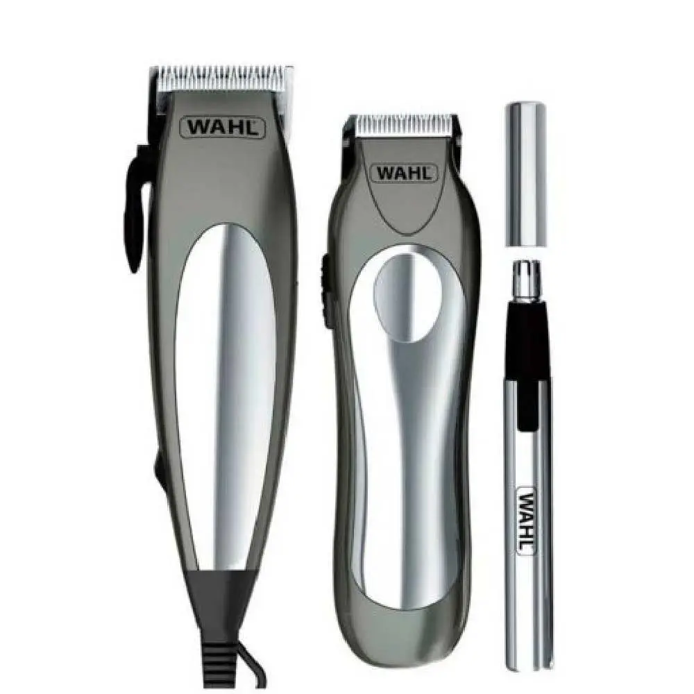 Wahl Kit de Personal Deluxe Groom Pro 18 Piezas Cortadora Pelo Profesional Inalámbrica Negro