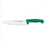 Cuchillo Profesional Tramontina 24609-028-088 8 Pulgadas Acero Inox 420 Mango Triplámine Verde