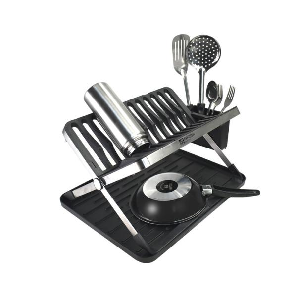 FACUSA 10068039 Escurridor Platos 36x36cm Base Antigoteo Acero Inoxidable