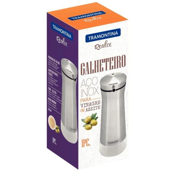 Tramontina 90261026 Dispensador Gourmet 390ml Dosificador de Líquidos Mecanismo Suave Limpieza Fácil