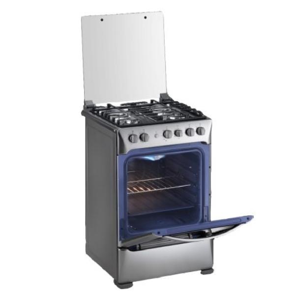 Indurama Florencia Croma Cocina a Gas 4 Hornillas 5.5KW Encendido Automático Zafiro