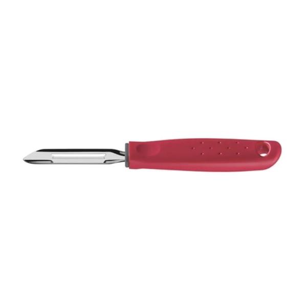 Tramontina Pelador de Papa M Rojo Acero Inoxidable Antiadherente Ergonomico Cocina Profesional - 10121080