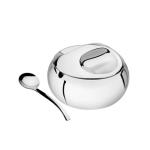 Tramontina Azucarero 500ml Acero Inoxidable Premium Cuchara Integrada Antiderrames Brillante