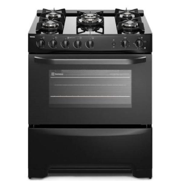 Electrolux FE5GPR Cocina 5 Hornillas Gas Encastrable Vidrio Templado Negro