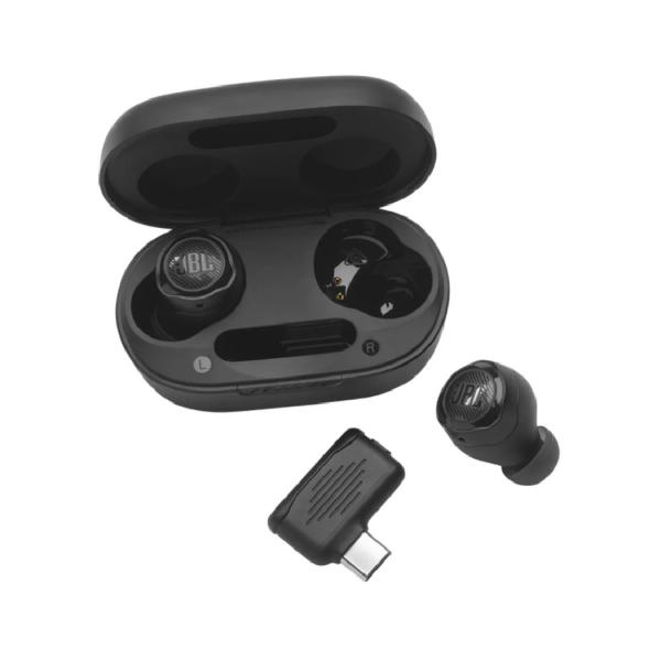 JBL Quantum TWS Air 24H Bluetooth 5.3 Cancelación de Ruido 24h Batería Negro