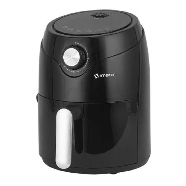 Imaco AF1880 Freidora de Aire 2L 1400W Digital con Timer Ajustable 80-200°C Negro