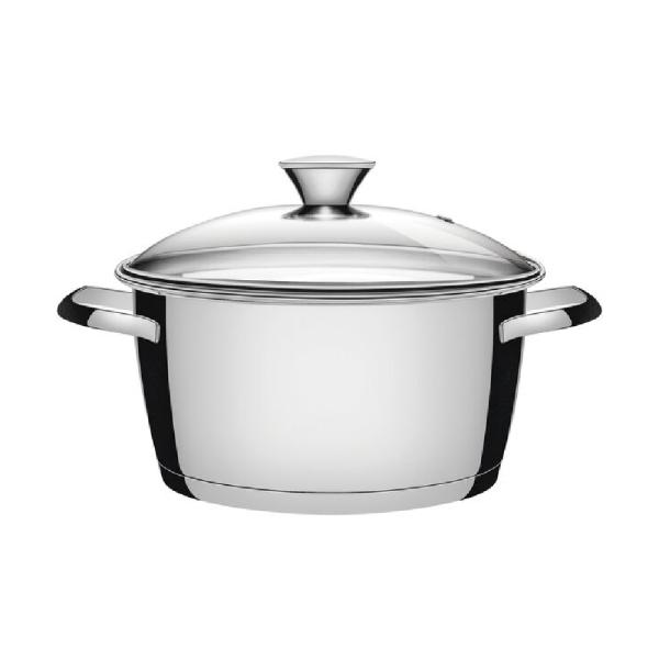 Olla Tramontina Allegra 1.5 Litros Triple Capa Base Difusora Tapa de Vidrio - 62654164